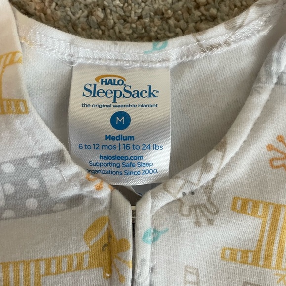 2 Baby Sleep Sacks with Zipper Closure - Picture 4 of 4